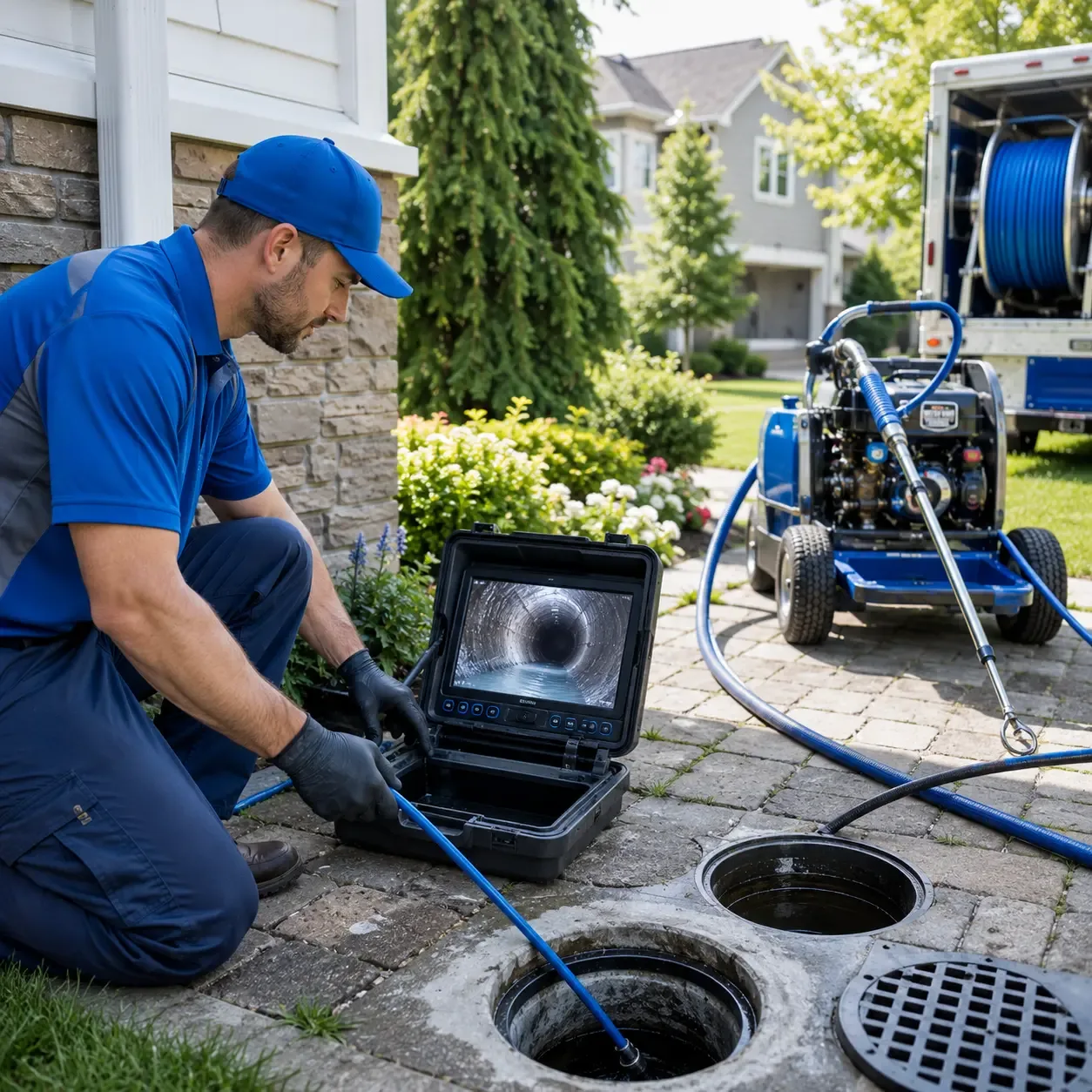 Outdoor drain cleaning professionals serving Snow Hill, NC